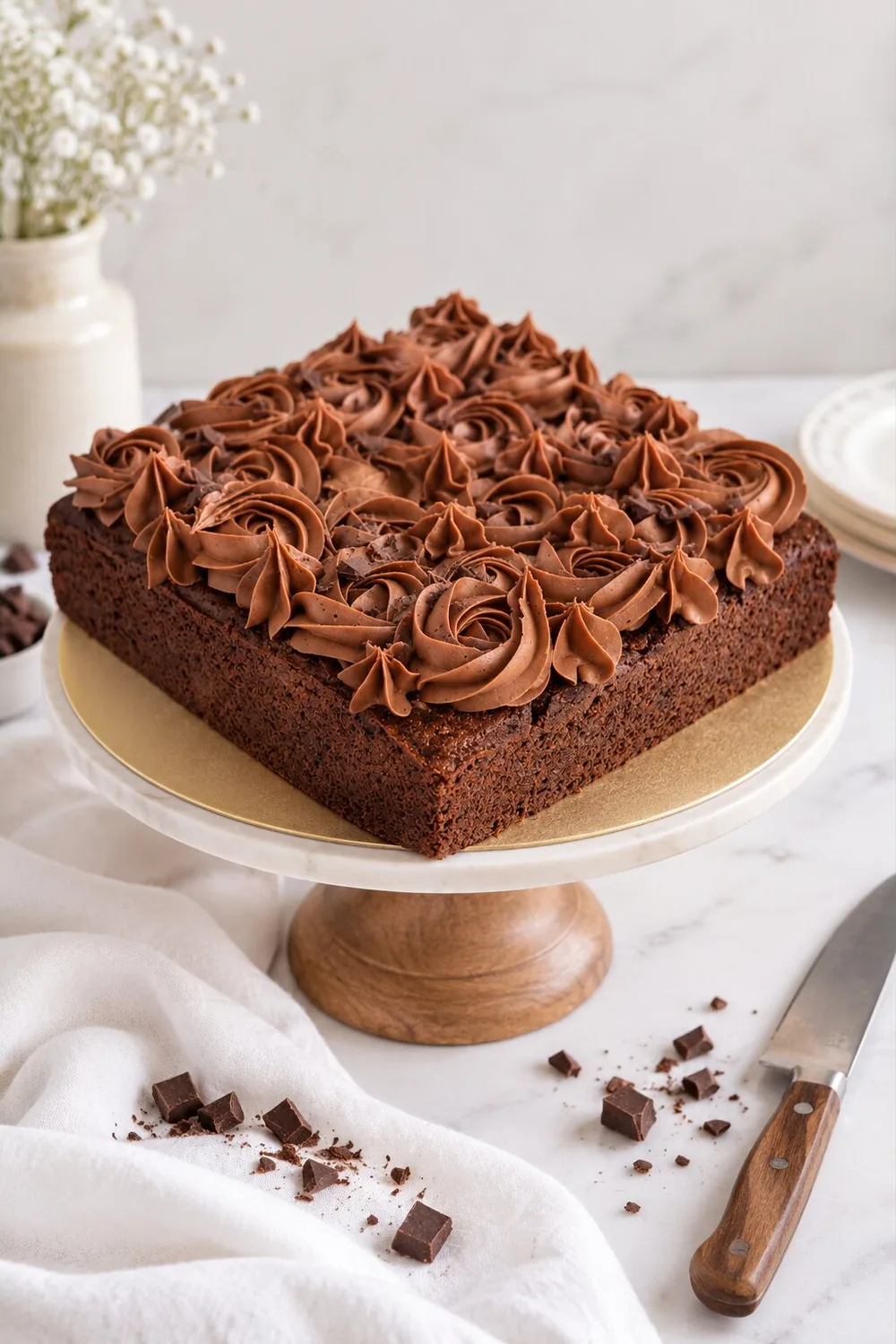 Chocochunk Brownie Cake