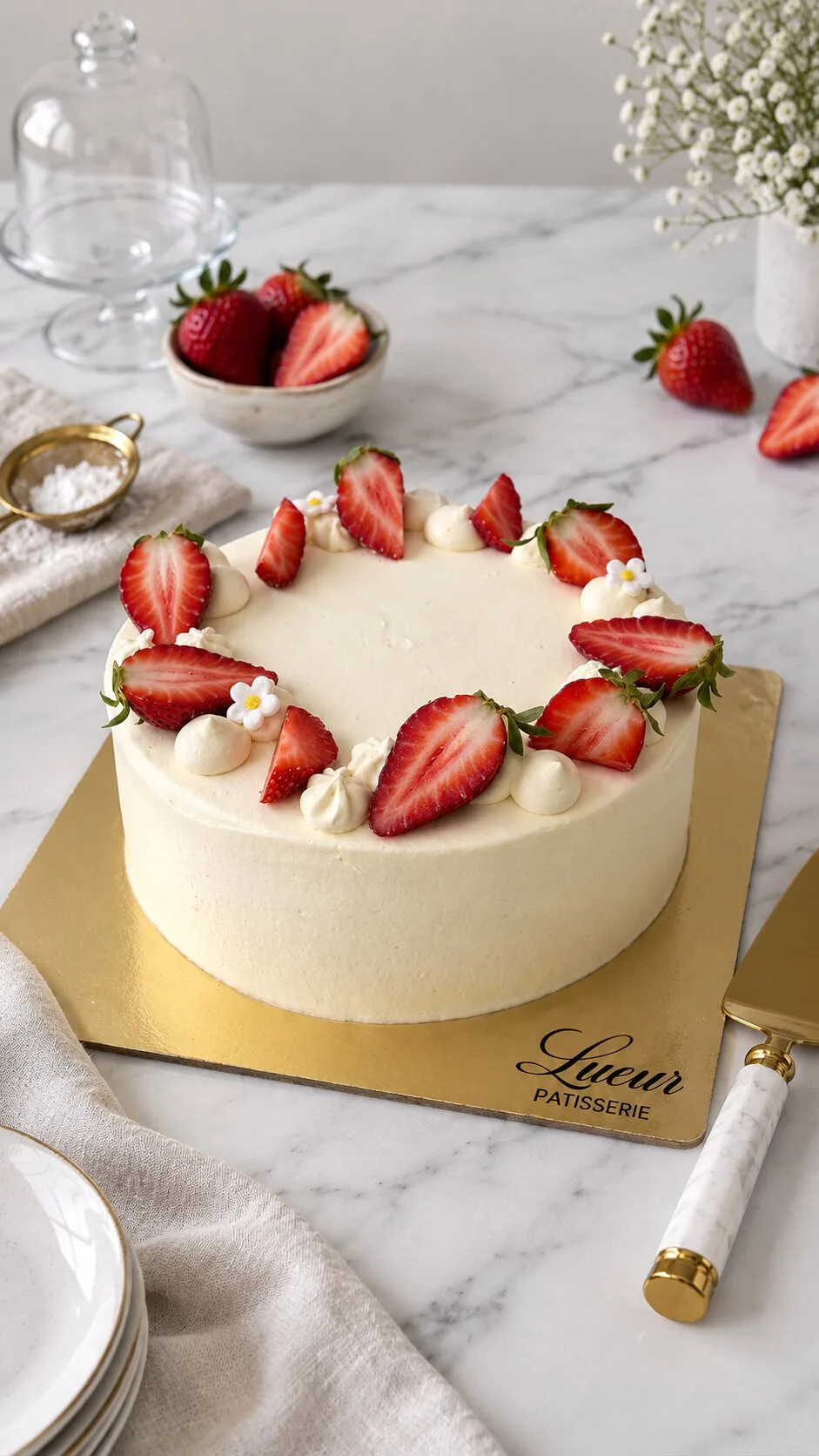 Fresh Strawberry Cake