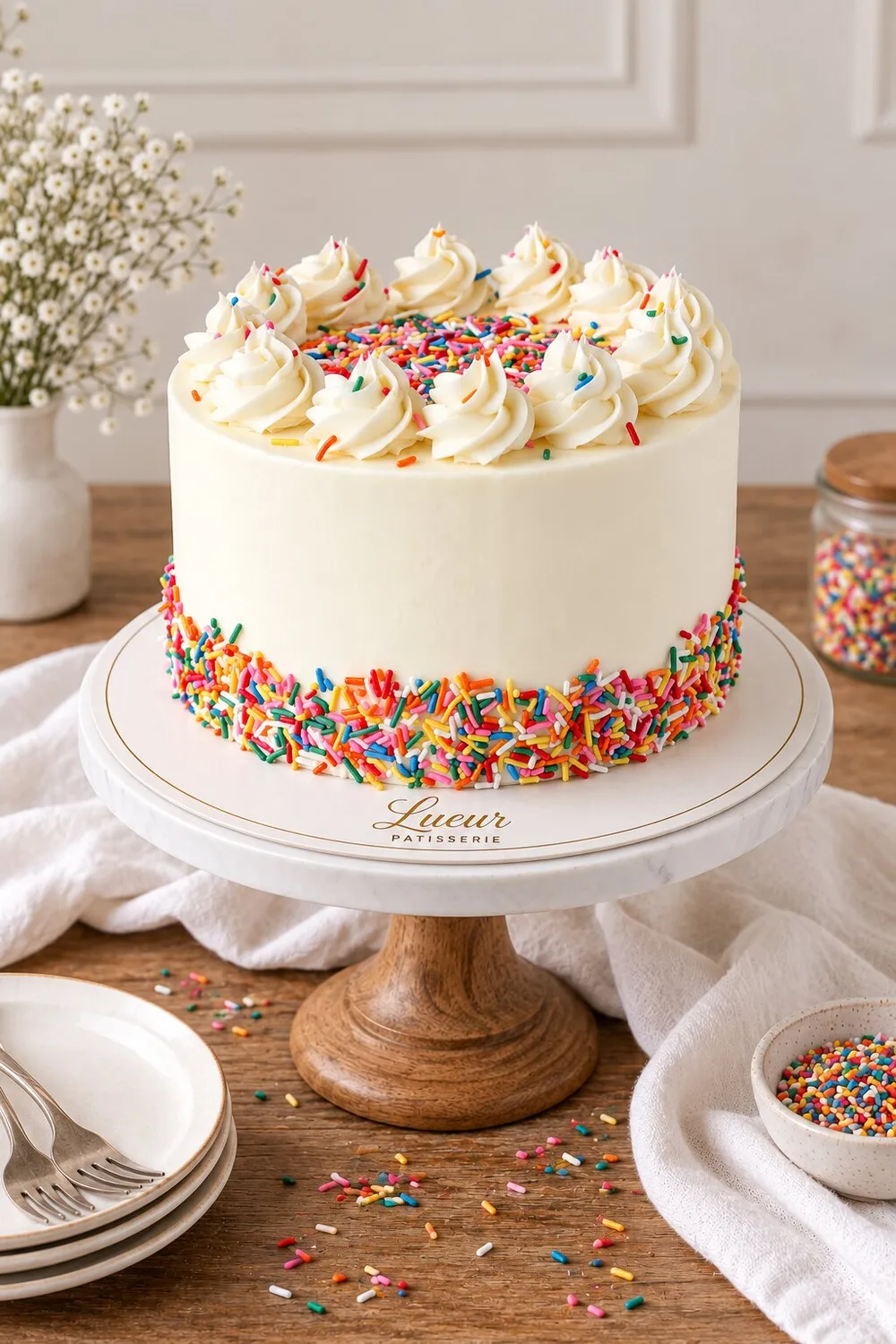 Vanilla Funfetti Birthday Cake