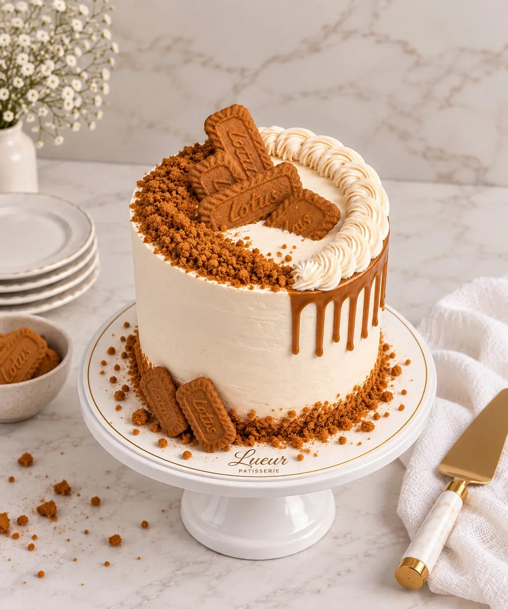 Lotus Biscoff Cake