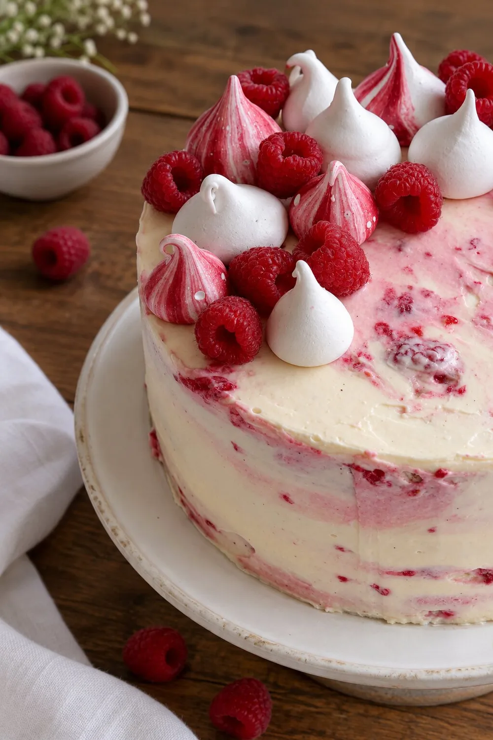 Raspberry Lemon Zest Cake